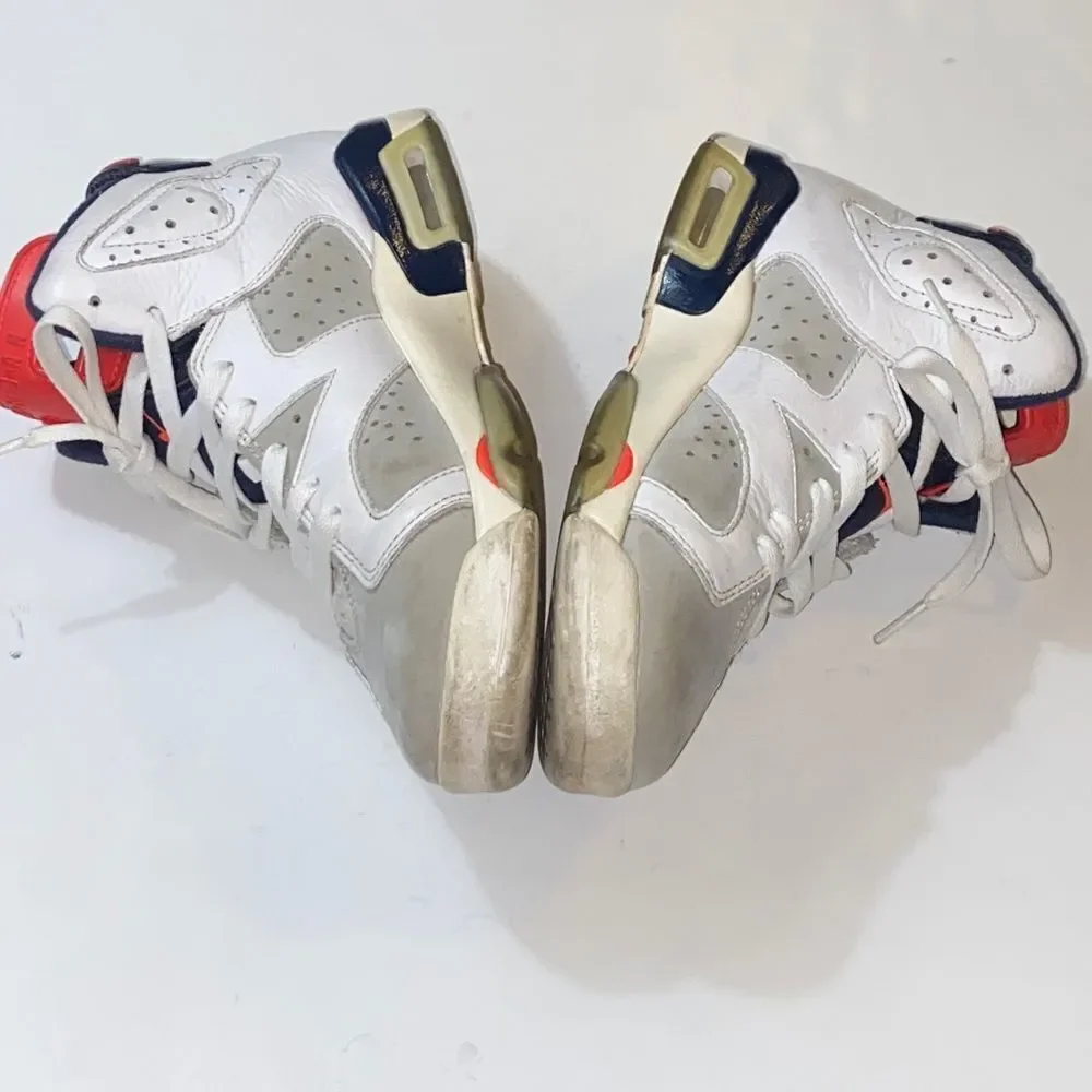 Jordan Air 6 Retro Tinker- Size 6.5Y USA 384664-104 Size 6.5Y Junior Shoes